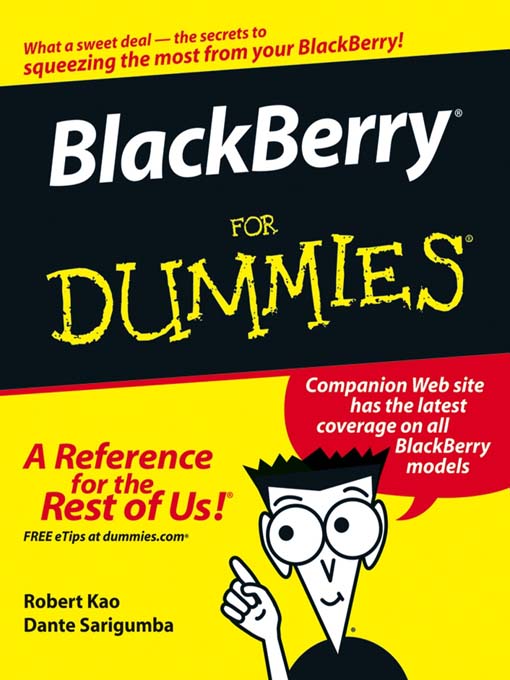 Title details for BlackBerry For Dummies by Robert Kao - Available